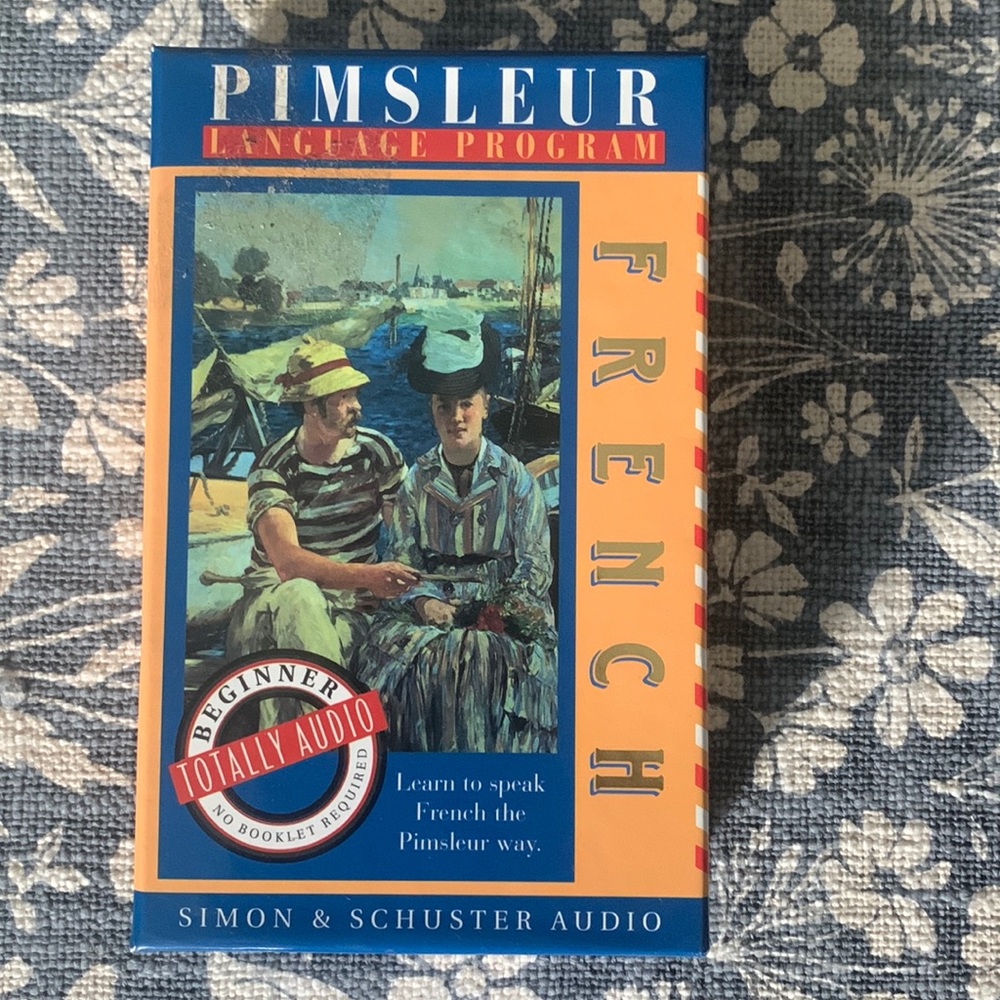 Audio cassettes Pimsleur French for beginners